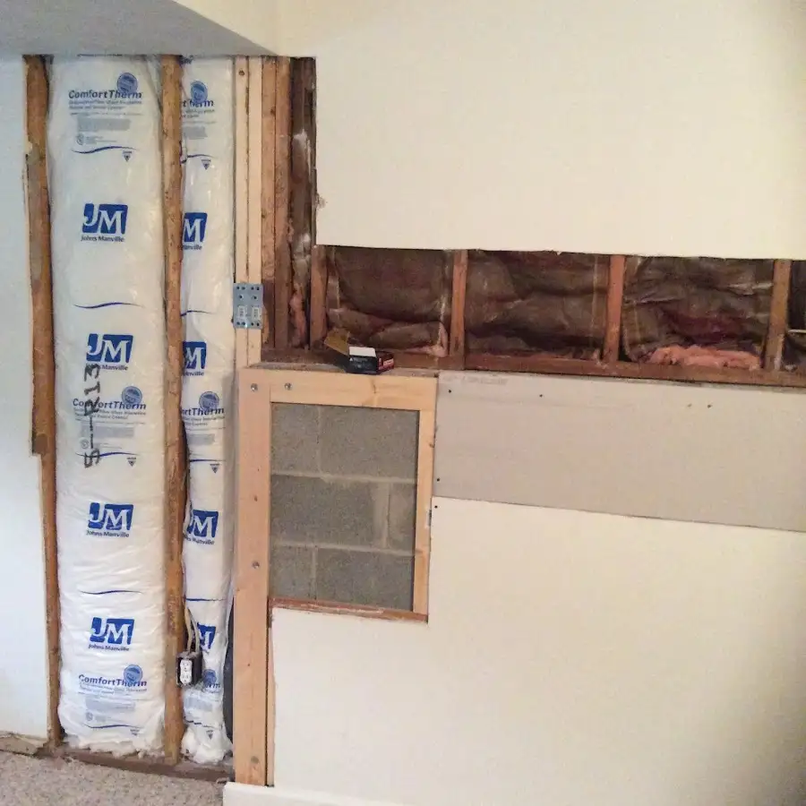 Wall insulation replacement during Structural Drying in Waipio Acres